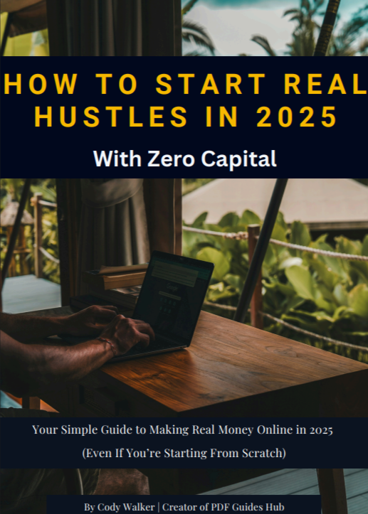 How to start REAL hustles in 2025